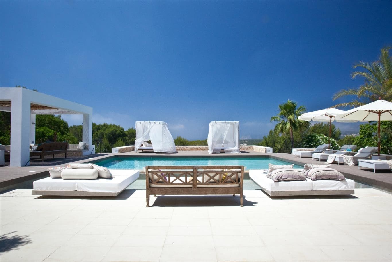 Cicadas Sway infinity pool terrace, Sant Josep de sa Talaia, Ibiza, Spain